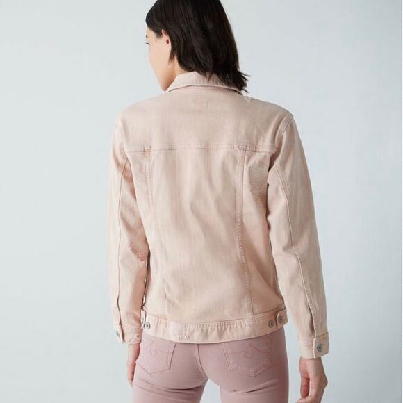 AG Adriano Goldschmied Women's Nancy Jacket Years Weathered Rosy Rouge XS - Picture 7 of 13